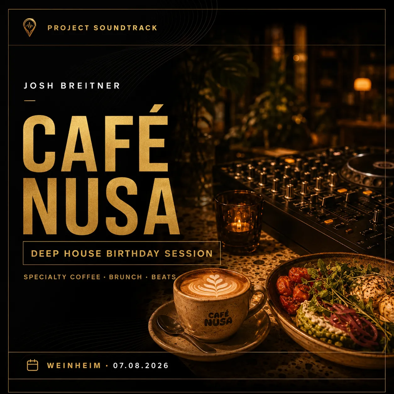 Birthday Session | Café Nusa – Deep House-DJ-Set – in Café Nusa, Weinheim